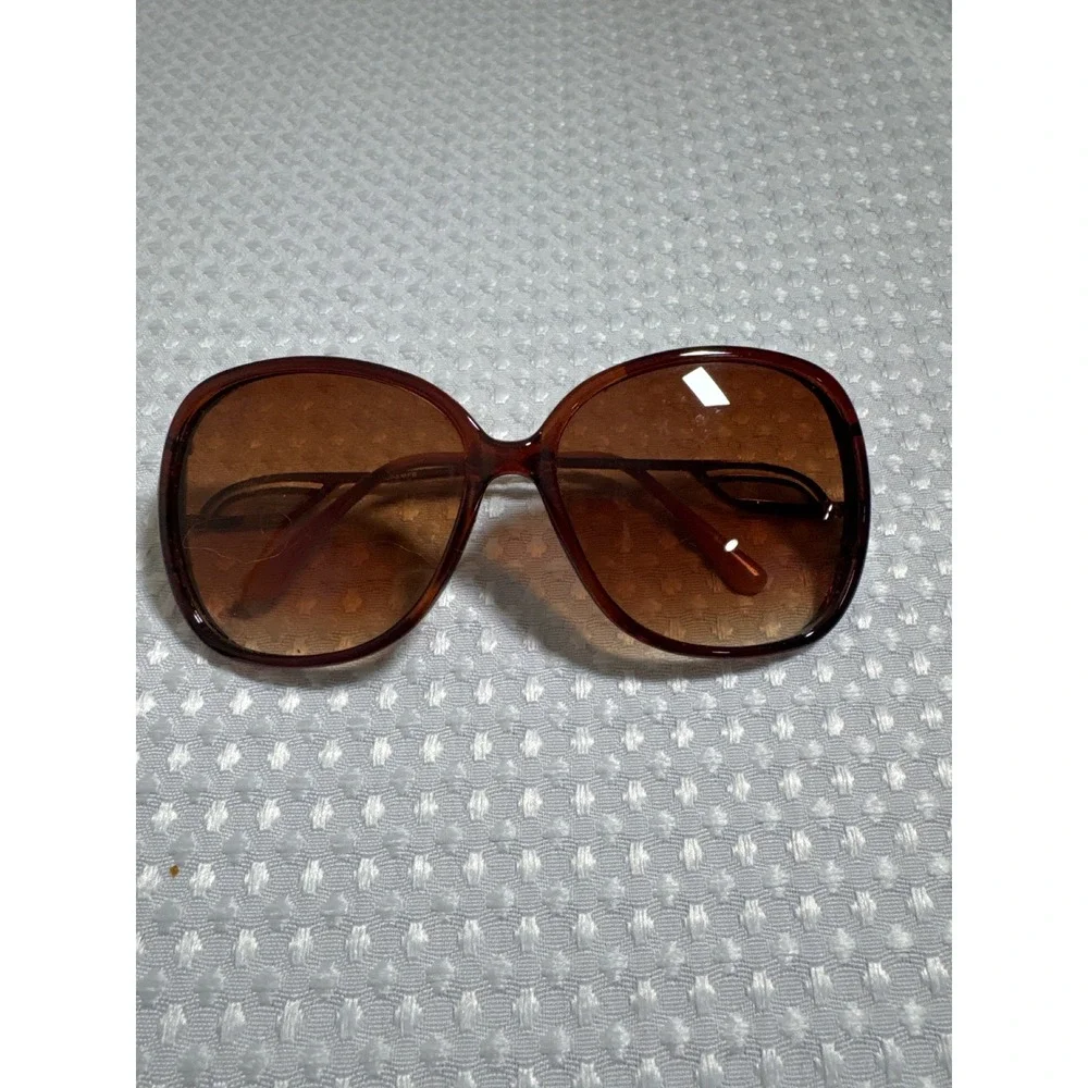 Dreamer Oversized Sunglasses Womens OS Burgundy 7041-58BG Retro Round